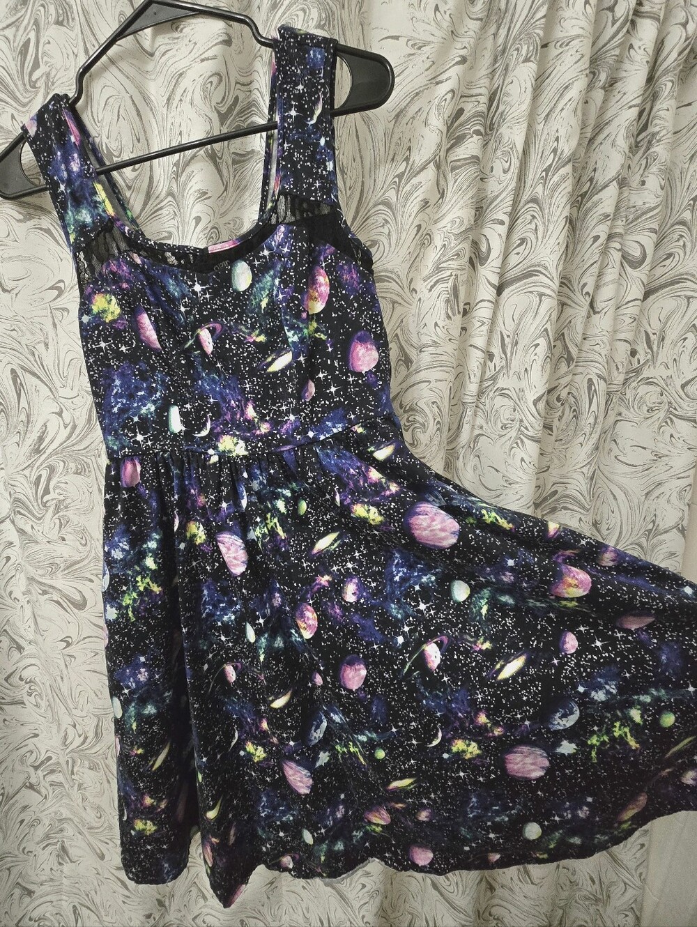 Celestial Galaxy Corset-back Dress